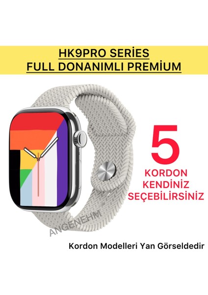 Yeni Watch 10 HK9PROPLUS Akıllı Saat, 5 Kordon Seçeneğiyle En Iyi Kalite