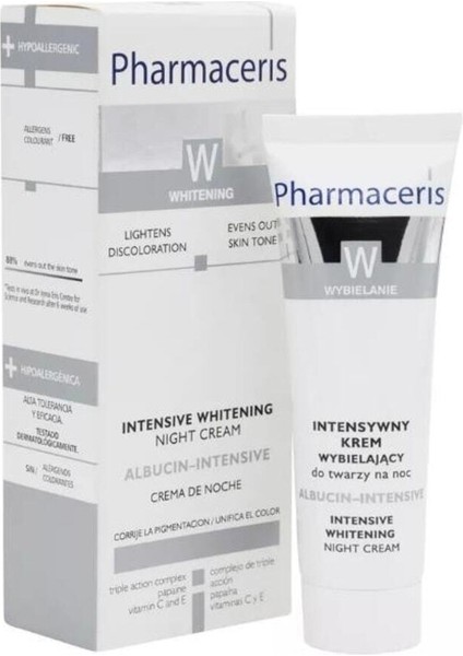 W Albucin-Intensive Whitening Night Cream 30 Ml.- PSSNSS60