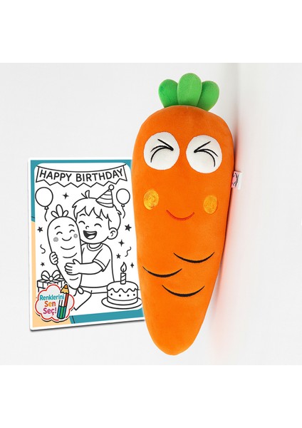 Havuç Figürlü Peluş – Çocuk Odası Dekor ve Oyuncak – Uyku Arkadaşı | 40CM