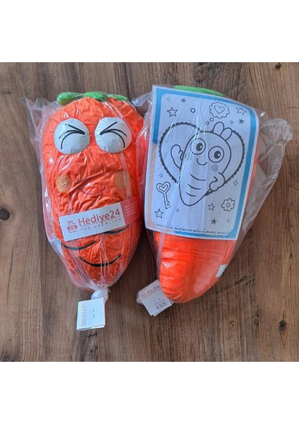 Havuç Figürlü Peluş – Çocuk Odası Dekor ve Oyuncak – Uyku Arkadaşı | 40CM indirimleri