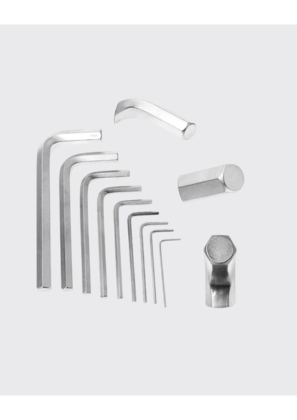 9 Parça Alyan Anahtar Seti Bisiklet Mobilya ve Otomotiv Uyumlu fiyatları