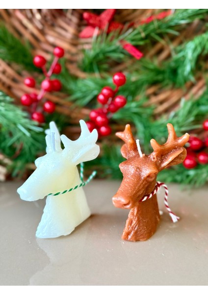 Mum Yılbaşına Özel Geyik Modelli 2'li fiyatları