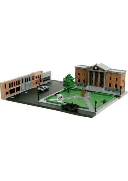 Bfs Geleceğe Dönüş Saat Kulesi Nano Sahnesi Diorama Modellemesi