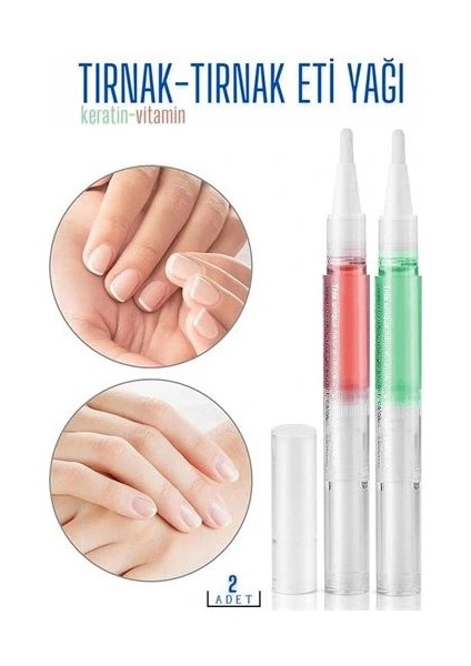 Bfs Tırnak Yağı Canladırıcı Bakım Kalemi 2 Li Paket