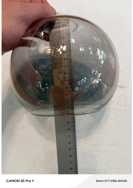 Füme Rengi Büyük Top Fanus Avize Camı ( BOY 14CM-ÇAPI 14 CM) indirimleri