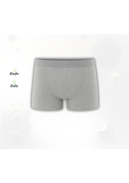 Ezowear Erkek 3'lü Boxer Seti – Siyah Gri Karışık Renkler fiyatları