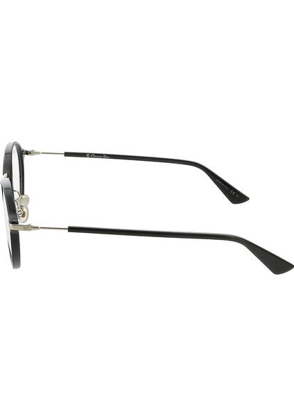 Dıor Essence 6 0807YUVARLAK Siyah Gümüş Metal Unısex Gözlük fırsatları