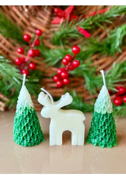 Setli Yılbaşına Özel Mum 3 Adet fiyatları