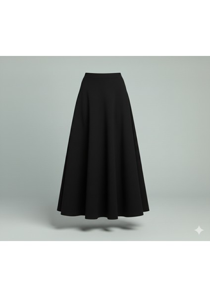 Scuba Uzun Kloş Etek Puf Scuba Kloş Etek Uzun Scuba Etek Tesettür Scuba Etek fırsatları