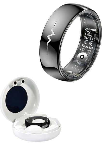 Akıllı Yüzük ile Nabız, Tansiyon, Spo2 ve Ekg Takibi