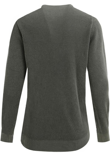 Haki Bisiklet Yaka Triko Kazak fırsatları