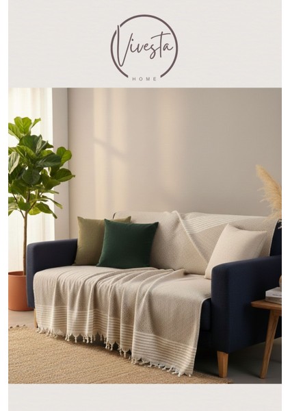 Kanepe & Koltuk Örtüsü 180×210 cm – %100 Pamuk, Yumuşak Dokulu, Yıkanabilir fırsatları