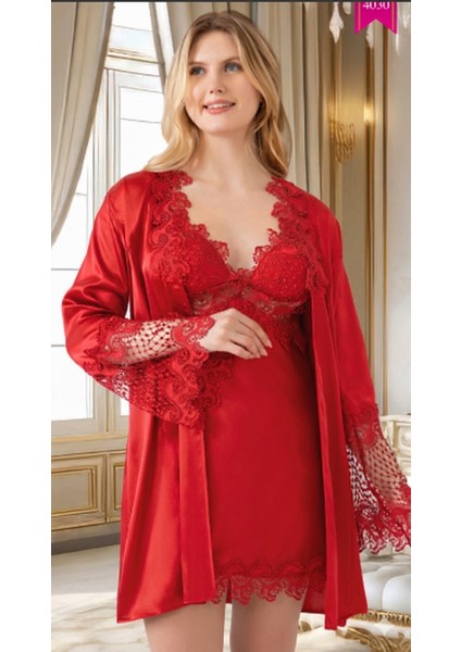 Missayza 4030 Ipek Saten 6'lı Kısa Gecelik ve Sabahlıktk fiyatları