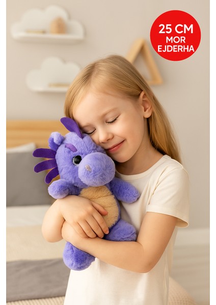 Mor Ejderha Peluş Oyuncak – Yumuşak Dolgulu Sevimli Peluş Ejderha 28 cm Çocuk Oyuncak fiyatları