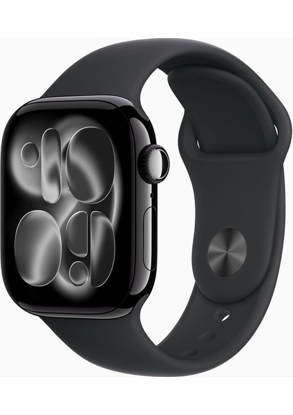 46MM Siyah Alüminyum Gps Akıllı Saat, Spor Kordon ile Şıklık ve Fonksiyonellik