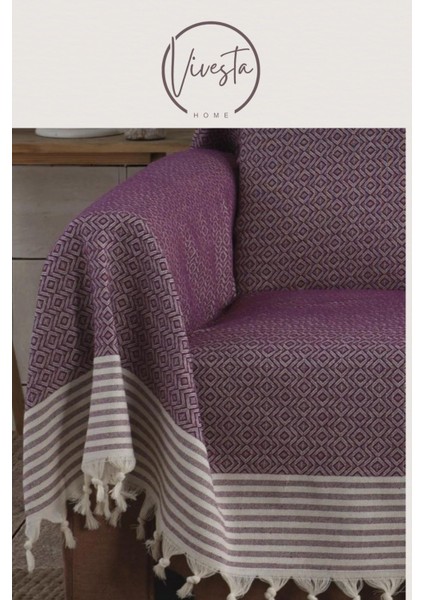 Kanepe & Koltuk Örtüsü 180×210 cm – %100 Pamuk, Yumuşak Dokulu, Yıkanabilir