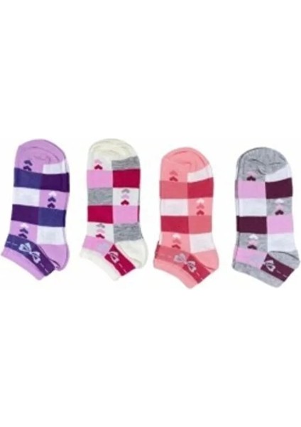 4'lü Kadın Patik Çorap