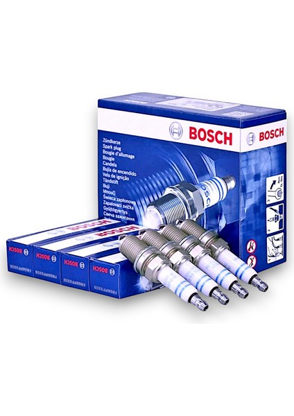 Volkswagen Golf 6 Iridyum Ateşleme Buji Seti 1.4 Tsı 160 Beygir 4 Adet 2009-2012 Bosch