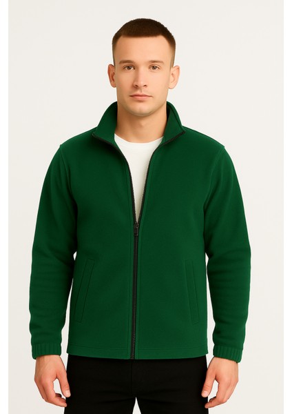 Erkek - Kadın Kalın Kışlık Tam Fermuarlı Regular Fit Polar Ceket fiyatları