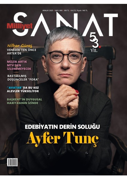 Milliyet Sanat Dergi 800.SAYI Aralık 2025