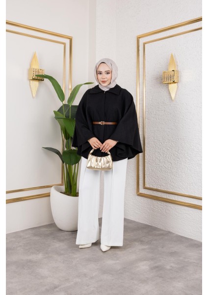 Tesettür Panço - Si̇yah modelleri