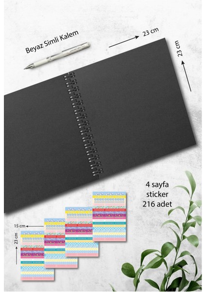 Modern Bebek Anı Defteri - Ilk 1 Yıl -Anne Bebek Günlüğü - Ajandası & Sticker ve Kalem Hediyeli fiyatları