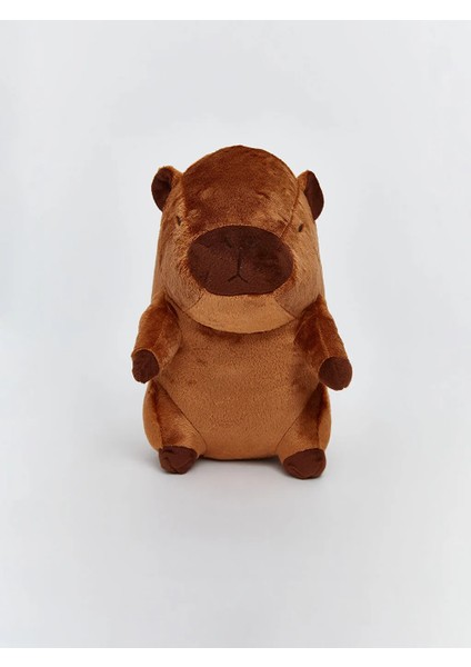 25 cm Koyu Kahverengi Sırt Çantalı Kapibara Peluş Oyuncak – Yumuşak Dolgu Sevimli Maskot fırsatları