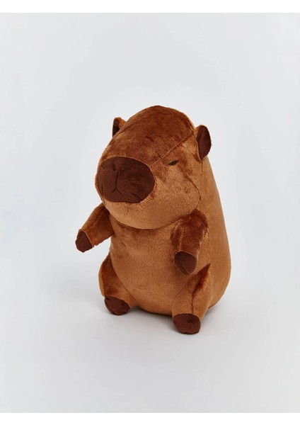25 cm Koyu Kahverengi Sırt Çantalı Kapibara Peluş Oyuncak – Yumuşak Dolgu Sevimli Maskot indirimleri