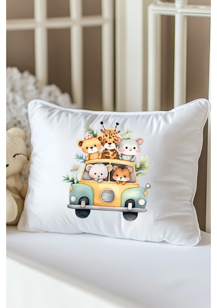 Isme Özel Baskılı Bebek Dolgulu Yastık