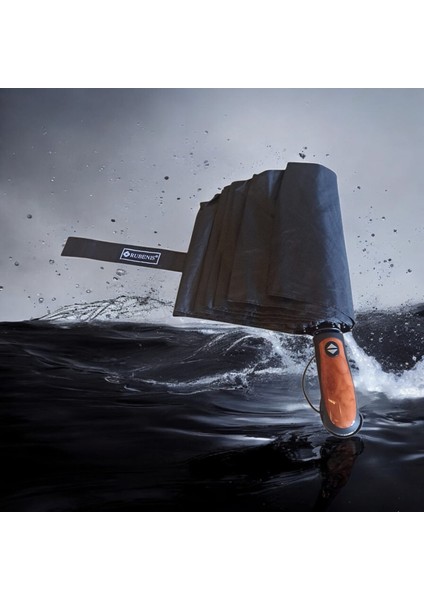 Rubenis 10 Telli Tam Otomatik Elit Erkek Şemsiye - Siyah