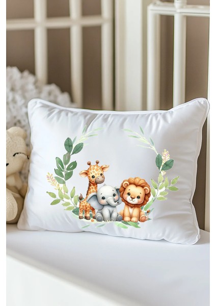 Isme Özel Baskılı Bebek Dolgulu Yastık