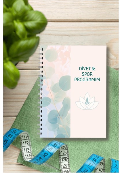 Diyet ve Spor Programı Takip Defteri & Diyet Defteri