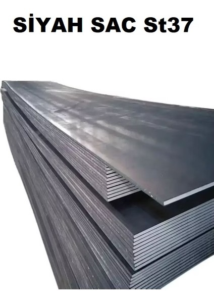 Siyah Sac Levha, ST37 Kalite, 2 mm Kalınlığında, 'sıyırıcı, Plaka, Sentil, Şim' 1000X50X2MM