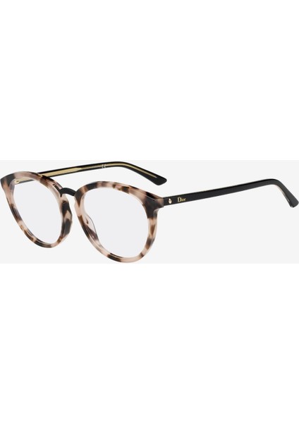 Dıor MONTAIGNE39 52 C9J Havana Siyah Yuvarlak Unısex Gözlük modelleri