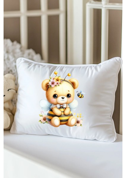 Isme Özel Baskılı Bebek Dolgulu Yastık