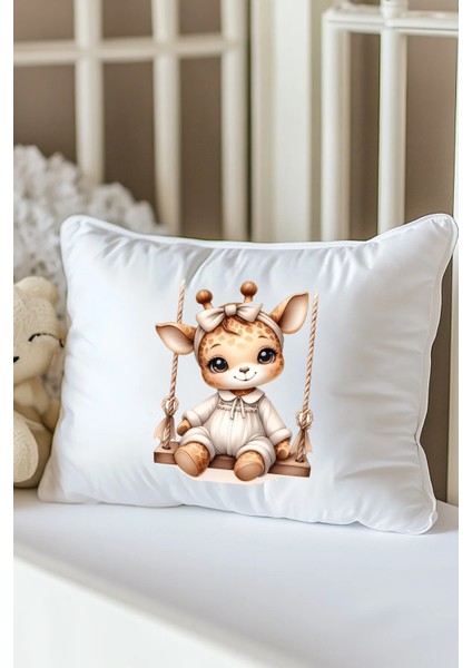 Isme Özel Baskılı Bebek Dolgulu Yastık