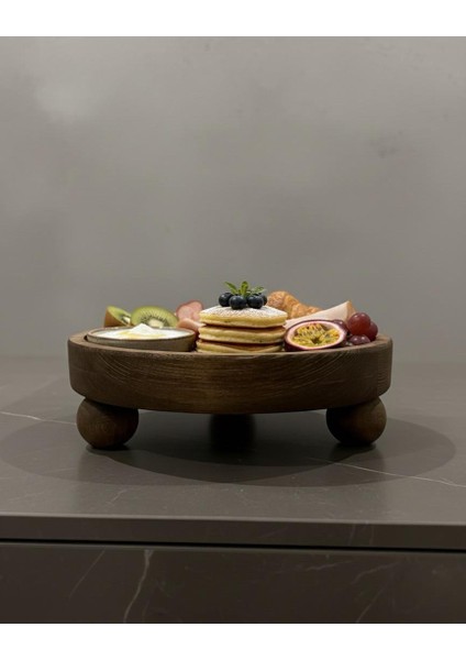 Doğal Ahşap Lüks Stant , Ayaklı Sunumluk , Ayaklı Dekoratif Tabak modelleri