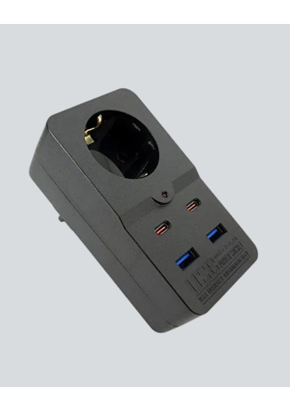 Isıya Dayanıklı Pc Gövdeli Akım Korumalı Priz 4 USB indirimleri