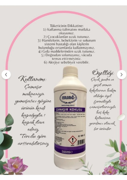 Çamaşır Kokusu 500 ml + ( Sabunluk Hediyemiz )253- 105 fiyatları