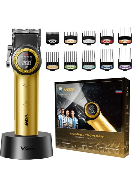Vgr V-001 Profesyonel Salon Kalitesinde Saç Kesme Makinesi (4887)
