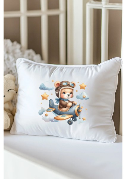 Isme Özel Baskılı Bebek Dolgulu Yastık