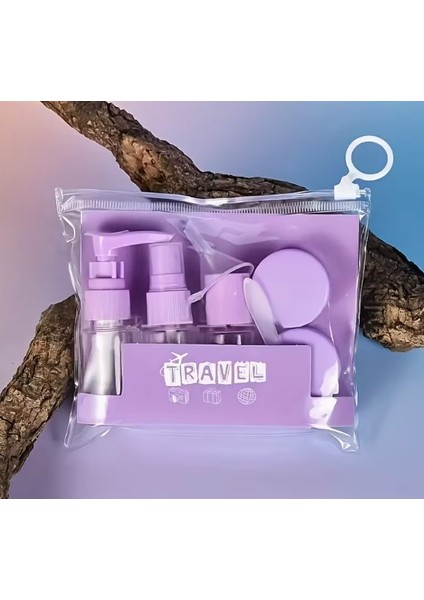 6 Parça Renkli Kapaklı Seyahat Için Boş Şişe Seti (4887) fırsatları