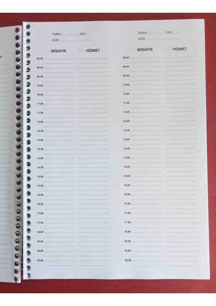 A4 Kuaför Berber Randevu Takip Defteri 95 Yaprak fiyatları