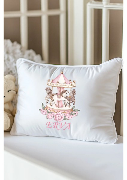 Isme Özel Baskılı Bebek Dolgulu Yastık