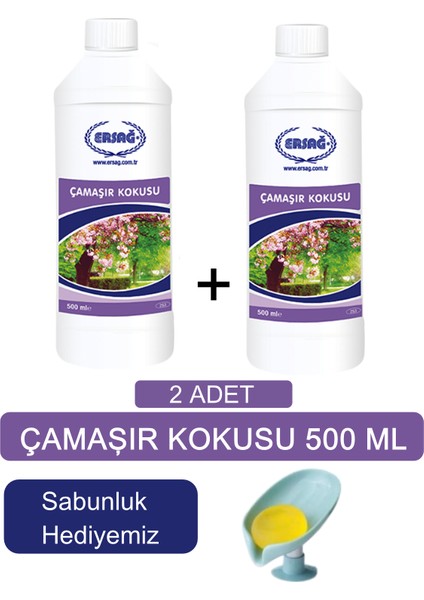 Çamaşır Kokusu (2 Adet) 500 ml + ( Sabunluk Hediyemiz ) 253- 1478