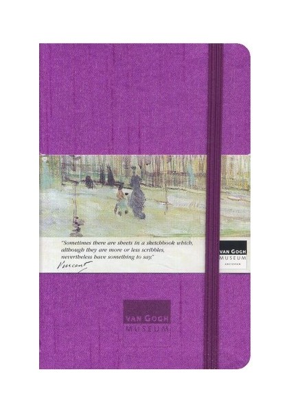 Van Gogh Ruled Notebook mor Çizgili