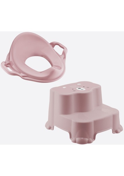 2 Parça Tuvalet Başlangıç Seti Basamak Klozer Adaptör Çocuk Bebek Pembe Mavi fiyatları