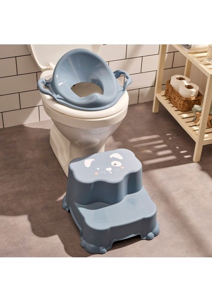 2 Parça Tuvalet Başlangıç Seti Basamak Klozer Adaptör Çocuk Bebek Pembe Mavi modelleri