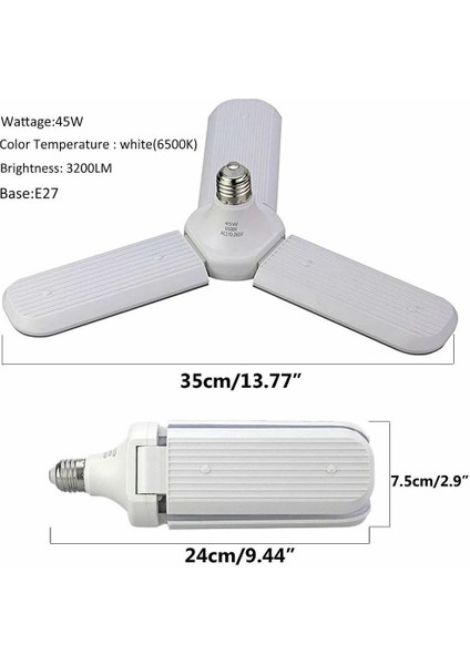 Sunlife Beyaz Işık 3 Pervaneli 45 Watt Tasarruflu (4887) fiyatları
