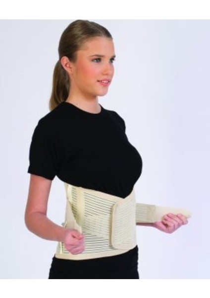 26 cm Lumbosakral Çelik Balenli Bel Destek Korse